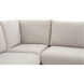 Fable Beige Slipcover Dining Banquette, U-Shape